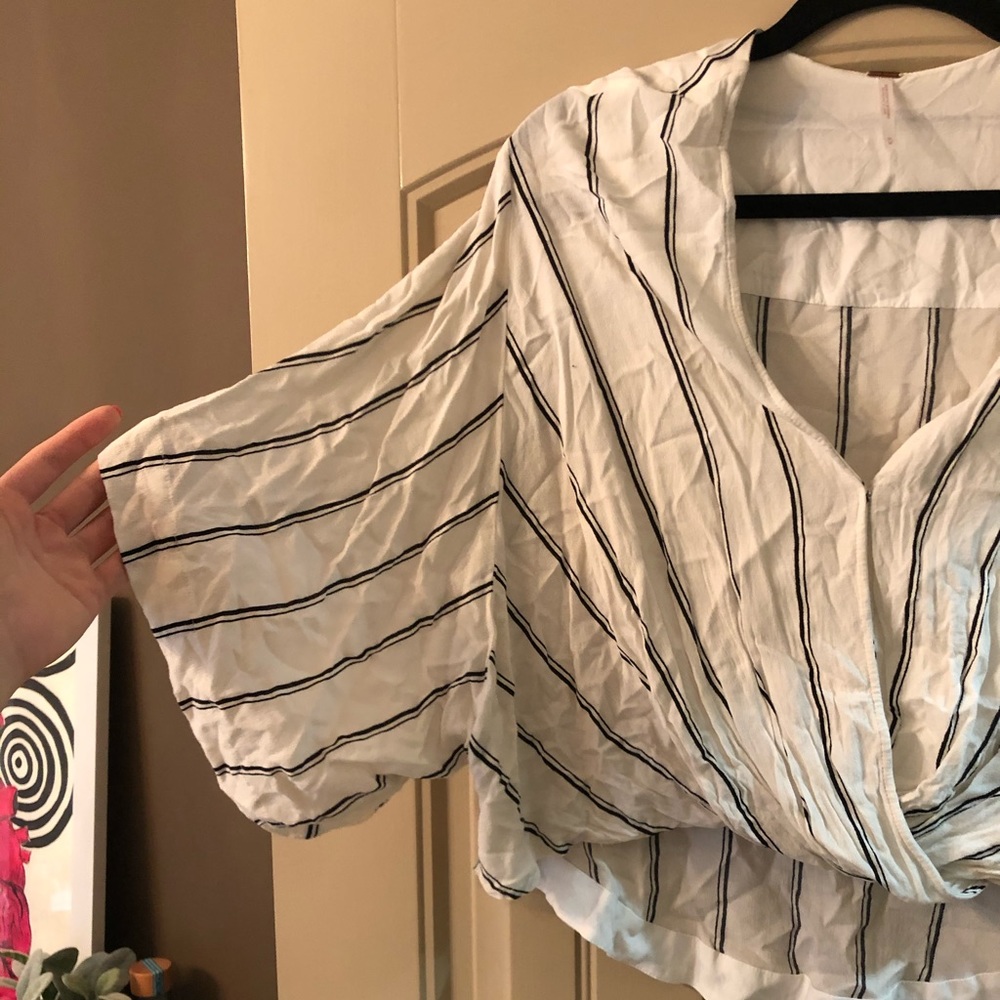 Free People Crop Blouse - Picture 3 of 5